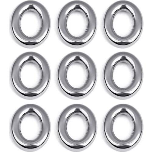 10pcs/lot Jewelry Making Gold/Silver15*20mm oval Closed circle Chain Beads Set for DIY Beading Bracelet Necklace Earrings fg5az