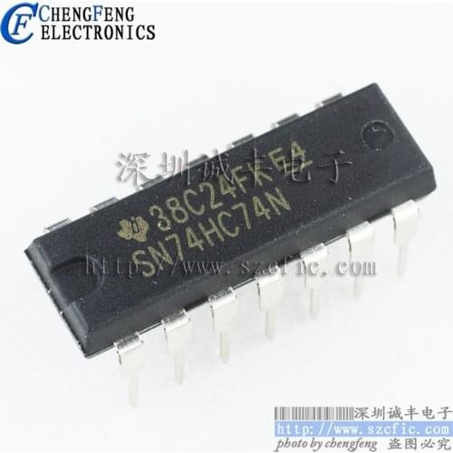10pieces SN74HC74N 74HC74N DIP