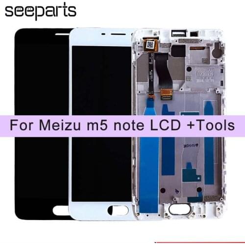 100% Tested For Meizu m5 note M621Q M621M M621C M621H / Meilan Note 5 LCD Display + Touch Screen Digitizer Assembly Replacement