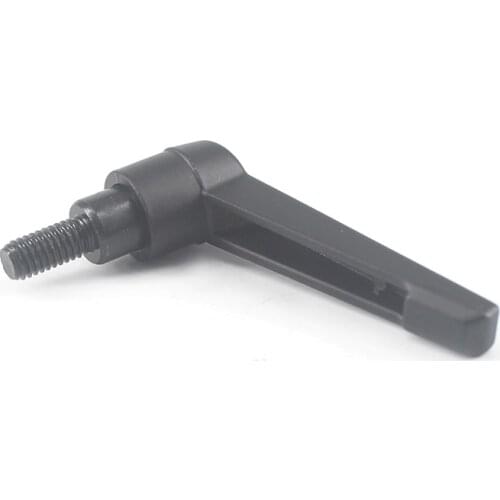 2pcs M12 Male Thread Adjustable Handle Knob 25/32/40/50/60mm Thread Length Machinery Clamping Lever Metal Clamping Handles Lever