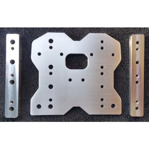 SWMAKER Openbuilds OX CNC Upgrade version Tall 4-Wheel X plate and Tall Spacer Blocks *2