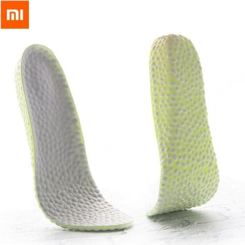 Xiaomi SKAH Popcorn Elastic Shock Deodorant Insoles UpIncreased Contact Shock Decompression Ventilation Deodorize Insoles
