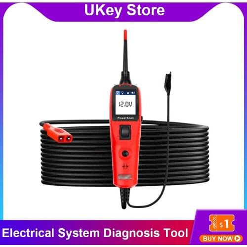 For Autel PowerScan PS100 Electrical System Diagnosis Tool Circuit Breaker Protected for 6V to 30V Vehicle Electrical Systems