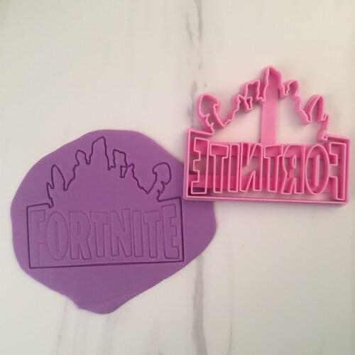 Game logo Pattern Cookie Seal Model Baking Mold DIY Cake Tool 3D Printing Custom