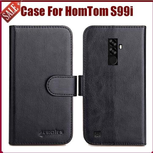 Hot Sale! HomTom S99i Case New Arrival 6 Colors High Quality Flip Leather Protective Phone Cover For HomTom S99i Case
