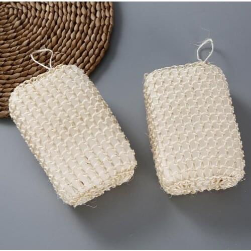 Brushes Sponges Scrubbers Natural Bath Sisal Exfoliating Shower Sponge Remove The Dead Skin For Home SN612