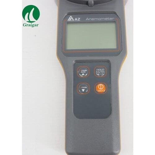 AZ8916 Portable Anemometer Wind Speed Meter Measures Air Velocity,Volume,Temperature Wind Speed Range 0.2~30m/s