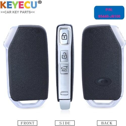 KEYECU P/N : 95440-J6100 Prox Smart Key Keyless Fob 3 Button 433.92MHz FSK ID47 Chip for Kia K900 Quoris