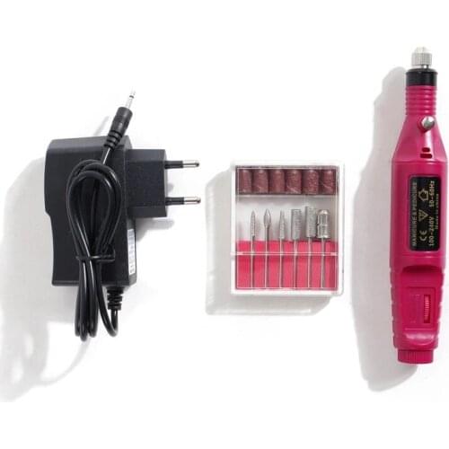 1 Set 20000 RPM Professional Electric Nail Drill Machine Nail Art Pen Pedicure Tools Milling Gel Polish Remover Manicure Cutters