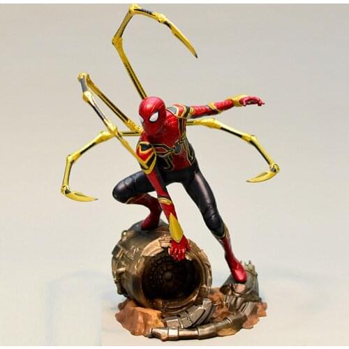 Marvel Avengers Spider Man 18cm PVC Action Figure Model Anime Mini Decoration Collection Figurine Toy Model for Children Gift