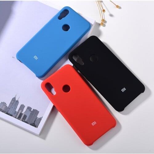 Xiaomi Redmi Note 7/7 pro Original Back Cover Case Liquid State Silicone Soft shell For Redmi note7 pro Protection Back Cover