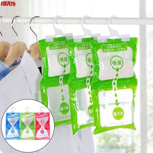 NEW Hanging Wardrobe Hanging Moisture Bag Closet Cabinet Wardrobe Dehumidifier Drying Agent Hygroscopic Anti-Mold Desiccant Bags