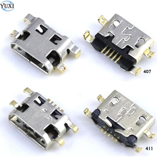 YuXi 10pcs Micro USB Jack Connector Socket For Meizu Meilan 2 3 3s M2 M3 M3S Charging Port Charge Socket