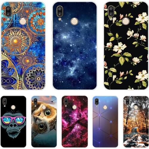 Silicon Case For Huawei P20 Lite 5.84" Huawei P20 Pro Soft Phone Shell Case For HUAWEI P 20 Back Cover Protective Back Cover