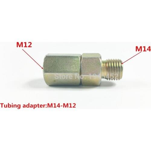 Free shipping!Tubing conversion joints, high-pressure tubing conversion interface, test-tubing adapter, M14 to M12
