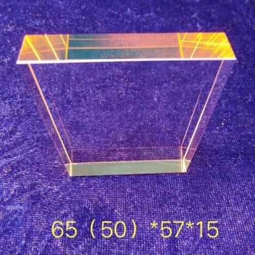 65(50)*57*15 MM Quartz light cone for 808 hair removal instrument, and is used in conjunction with the 808 semiconductor laser