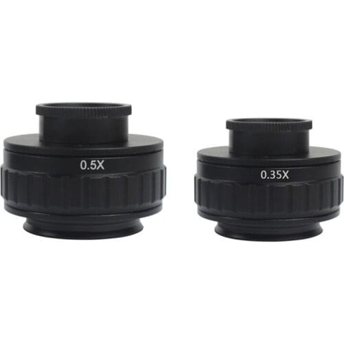 0.5X CTV C-mount InterfaceTrinocular Stereo Microscope 25mm Camera Interface Microscope Camera Adapters