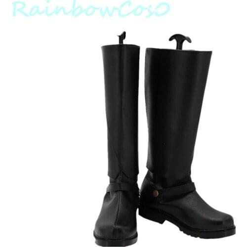 RainbowCos0 Cosplay Shoes Saga Of Tanya The Evil Tanya Von Degurechaff Boots Props Game Anime Halloween
