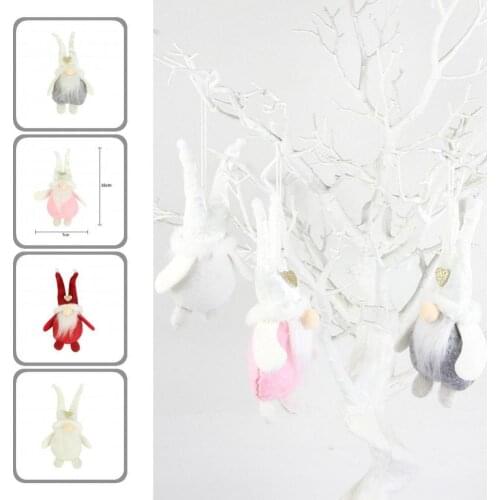 Adorable Compact Lovely Santa Claus Gnome Hanging Ornament for Market