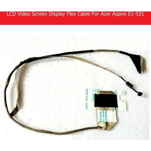 Weeten Genuine Laptop Screen Video Flex Cable For ACER Aspire E1-521 E1-531 E1-571 V3-571 Lvds LCD LED Flex cable Replacement