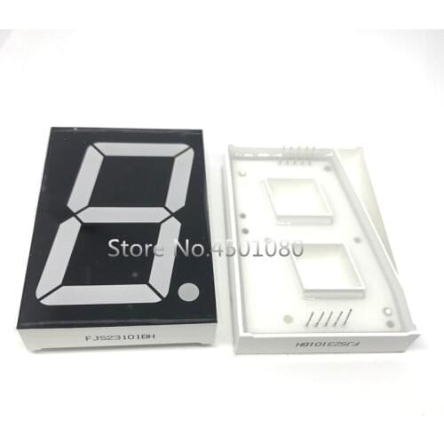 10PCS/lot 1 Bit Digital Tube 2.3 inch Red LED Common cathode 7 Segment Digital Display
