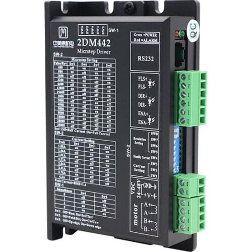 2DM442 NEMA23 NEMA17 2 phase stepper motor driver DC24-48V 1.0-4.2A JMC
