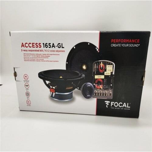 Free Shipping 6 Sets Focal Access 165A-GL Car Speaker Max 120W 2Way Separated Kit Performance Component H Quality Made In France