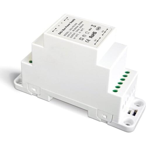 New DALI Bus Power Supply Din Rail High Voltage 100V-240VAC 50/60Hz Input 200Aa Output Work With Touch Panel Dimmer