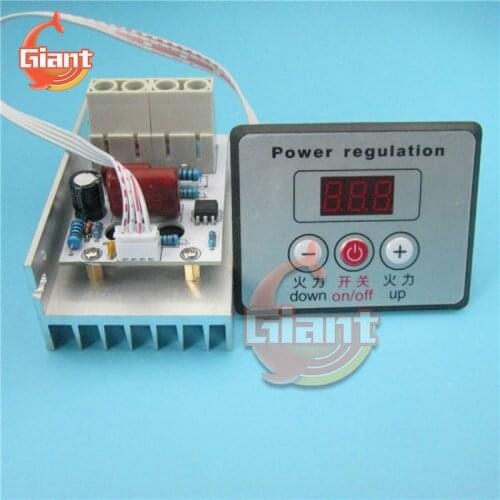 AC 220V 10000W CNC Speed Control SCR Digital Control Electronic Voltage Regulator Dimmer Thermostat Digital Meters Power Supply