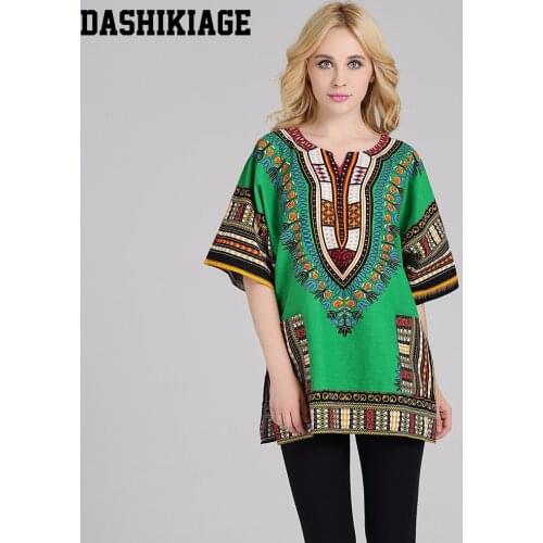 Женские футболки с принтом Dashikiage China At AliExpress