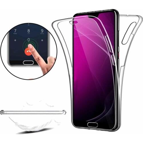 360 Double Silicone Soft Cases For Huawei P40 Lite E P30 Lite New Edition P20 Pro Honor 10 Lite 10i 20S 9C 8A 8S Y7P Full Cover