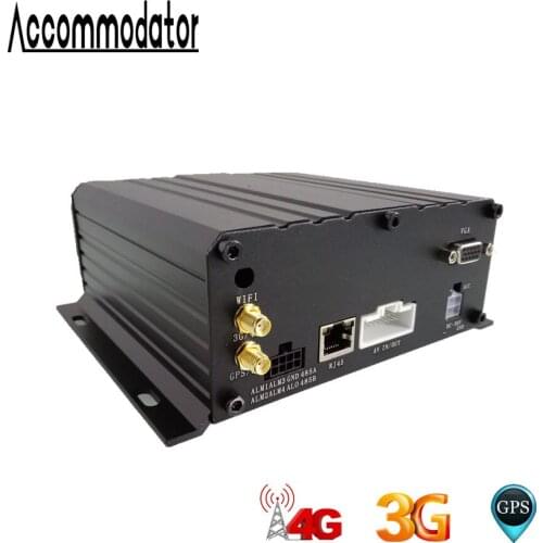 H.264 GPS 3G 4G Taxi Trailer Truck Vehicle Car School Bus AHD 1080P 4ch HDD SD Card Mobile DVR