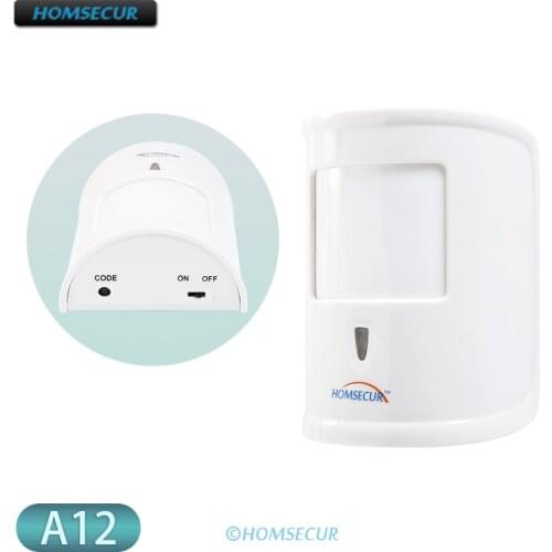 HOMSECUR A12 433MHz Wireless Pet Immune PIR Infrared Motion Sensor For Our Alarm System