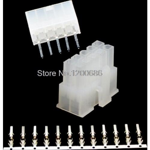 2*5PIN 10PIN Kit Pitch 4.2MM Curved Solid Needle 90 degree 5557 Double Row connector