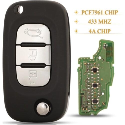 Kutery 3 Buttons Original Car Remote Key Fob 433mhz 4A PCF7961M Chip For LADA Vesta XRAY X-RAY 2015 2016 2017 2018 2019 2020