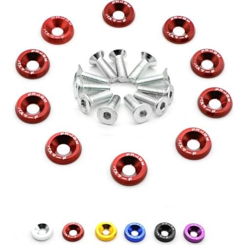 Aluminum Fender Washers kit 1set=10pcs washers and bolt FS-JDM04