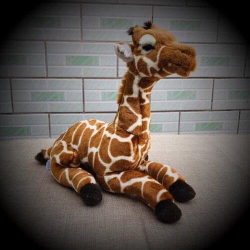 Soft Simulation Giraffe Plush Toys Cute Stuffed Animal Doll Home Accessories High Quality Birthday Decoration Gift Kids Toy