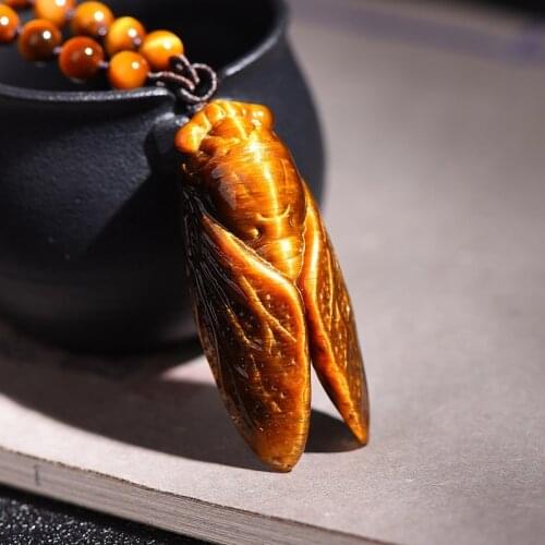 Natural Yellow Animal Jade Pendants Hand Carved Jadeite Pendant Fine Necklace for Women Men Fashion Jewelry Chain Accessories