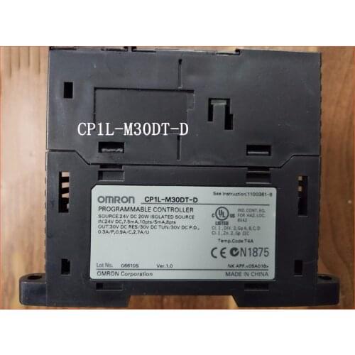 Programmable Logic controller Module CP1L-M30DT-D PLC CPU DC input 18 point transistor output 12 point