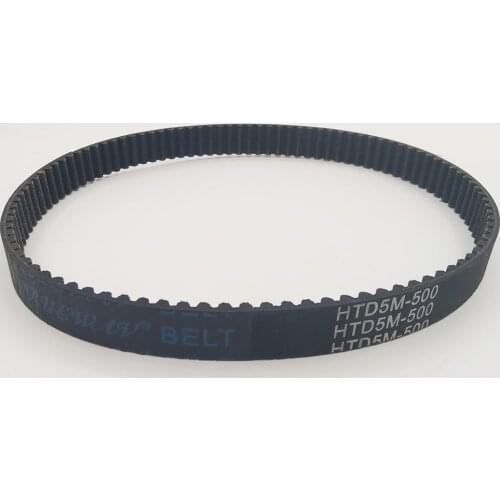 Black Rubber HTD 5M Type Closed Loop Timing Pulley Belt 5mm Picth 1390-1525mm Length 15/20/25mm Width Synchronous Belt