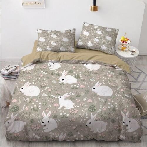 3D Luxury Bedding Sets Comforter Quilt Cover Duvet Set Full King Queen Double Single Size Cartoon Design Custom Bedclothes