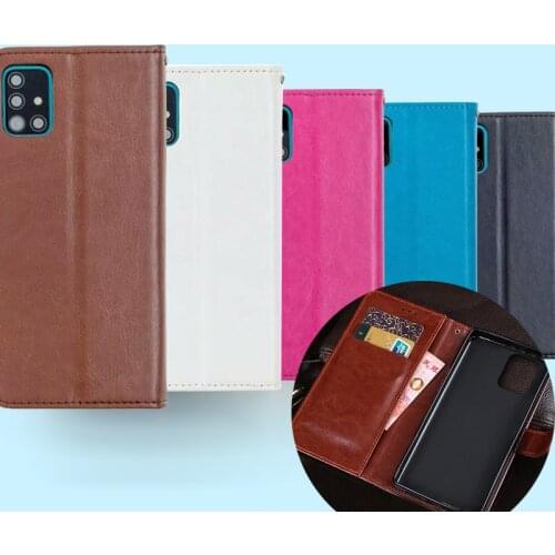Luxury PU Leather Flip Wallet Phone Case Cover on for Samsung A31 M21 M51 Note 20 Pro A11 S20FE A91 S10 Lite 2020 M31S Cards Bag