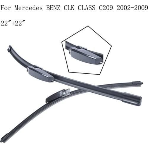 Two Boxes Packing For Mercedes CLK CLASS C209 2002-2009 Factory Wholesale Front Window Windshield Windscreen Wiper Blade