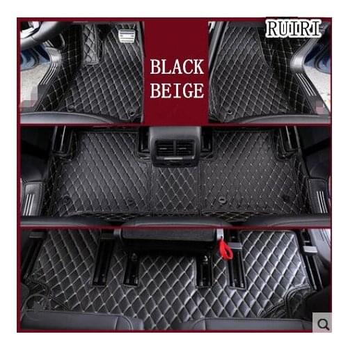 High quality! Custom special car floor mats for Toyota Alphard 2018-2015 7 seats durable non-slip carpets,Free shipping