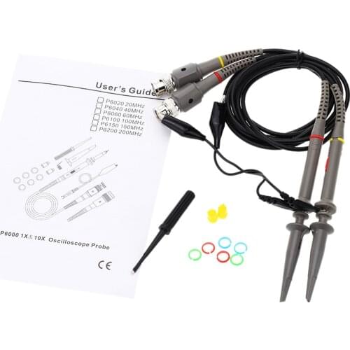 P6040 40MHZ X10 X1 Probe Oscilloscope Probe Kit Oscilloprobe Oscilloscope Sonde oscilloscope probe accessories