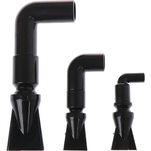 1PCS Aquarium Tank Pump Duckbill Water Outlet Nozzle Duckbilled Return Pipe Fitting Black Size S/M/L