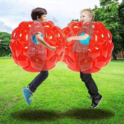 1pc Bumper Balls Inflatable Body Bubble Ball Sumo Bumper Bopper Toys Heavy Duty Durable PVC Kids Adults Physical Outdoor Active