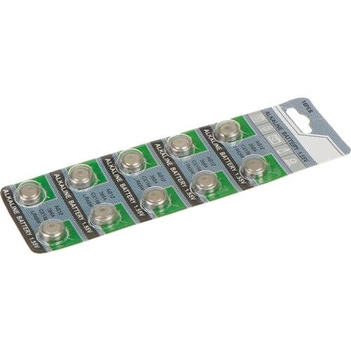 10PCS/lot AG12 LR43 L1142 SR43 386A Watch Camera Coin Button Cell Battery