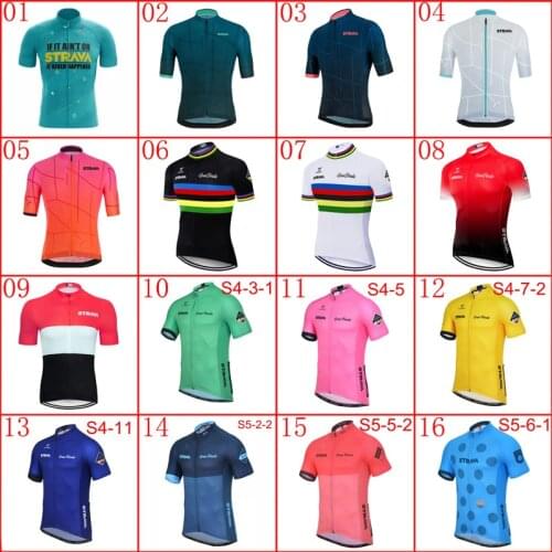 2021 Summer Cycling Short Sleeve Jersey Mens Road bicycle shirt Mountain Bike Tops Quick Dry Racing Clothing Sports Uniform Y212