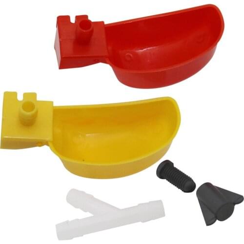 5 Pcs Birds Automatic Drinking Cups Bird Pigeon Quail Parrot Drinking Bowl Poultry Suspension Drinking Fountains